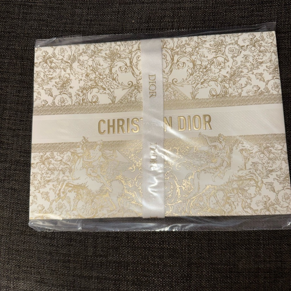 Christian Dior Gold Gift Bag New